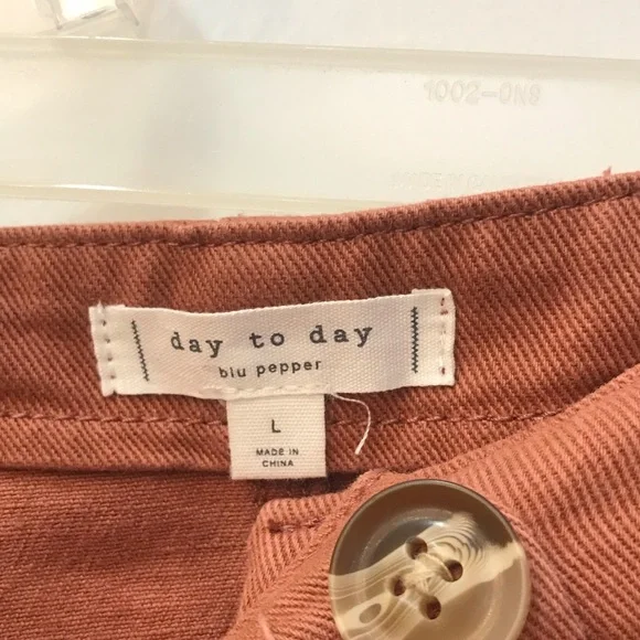 NWT Day to Day Blu Pepper Rust skirt sz Large - Picture 5 of 8